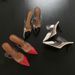 Transparent Heart-Pointed Toe High Heels - 8CM Chunky Heel Mule Shoes For Women, Breathable PU Lining & Rubber Sole_vogvips.com