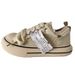 XY-A217 Latex Insoles/Ugly Cute Thick-Soled White For Women, Big Toe Sneakers, 2025 New Bread Canvas Shoes_vogvips.com