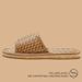 Summer Woven Rattan Strap Slipper For Home Use Sandals Women Portable Bamboo Sticks Weaving Slides Indoor Floor_vogvips.com