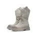Vintage Style Women's Outdoor Mid-Calf Boots For Summer - Lightweight Short Martin Boots Brown Grey_vogvips.com