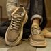 Men's shoes new autumn all match casual work shoes men's Martin boots men's low top retro leather shoes sports shoes_vogvips.com