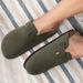 Crestar Women Genuine Suede Clogs Fashion Cow Leather Slippers New Color Soft Cork Footbed Mules Potato Shoes With Arch Support_vogvips.com