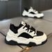 Spring New Breathable White Shoes, Men's Trendy Versatile Thick Soled Sports And Leisure Board Shoes_vogvips.com