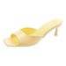 Korean Version Wholesale Foreign Trade High Sandals 2025 New Style Thin Heel Square Open Toe Women's Shoes Outdoor Wear_vogvips.com