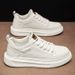 European Warm Series Men's 2025 New Casual Leather Korean Style Trendy Thick-Soled Sports White Sneakers Winter Fleece-Lined Cotton Shoes_vogvips.com
