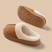 Women's Shoes Imitation Suede Cotton Slippers For Women Autumn And Winter Indoor Thick Soled Non Slip Home Fashionable Maillard Furry Cotton Slippers_vogvips.com