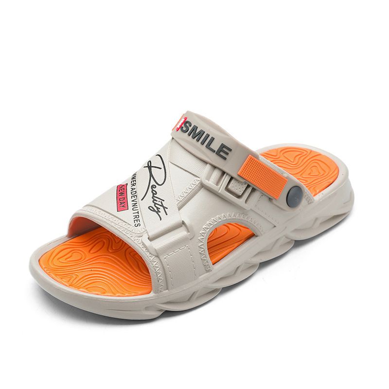 summer, In One Style, Suitable For Both Men And Women. Large Size Fashionable Men's Outdoor Cool Slippers Slippers_vogvips.com