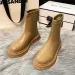 Free Shipping Designer Women Boots Black Beige Dark Brown Milk Tea Color Comfortable Wear-resisting Outdoor Casual Shoe_vogvips.com