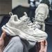 Men's Dad Sneakers Mesh Breathable Thick Sole Height Increasing Casual Shoes For Teen Boys Street Style Autumn Versatile_vogvips.com