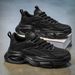 Oulylan Summer New Breathable Mesh Shoes Men's Shoes Versatile Thick Soled Sports Shoes Casual Running Shoes_vogvips.com