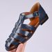 Genuine Leather Italian Style Gladiatus Fashion Business Dress Sandals Handmade Leather Shoes Men Sandals Big Size 38-48_vogvips.com