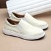 Euro Step Genuine Men's Sneakers New Slip-On Breathable Casual Leather Loafers Soft Sole Driving Shoes_vogvips.com