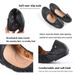 European And American Style Egg Roll Solid Color Thickened Soft Sole Women's Spring Sheepskin Flat Shallow Mouth Curved_vogvips.com
