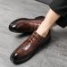 Spring New Men's Casual Single Pointed Business British Style Trendy Lacing Personalized Fashion Small Leather Shoes_vogvips.com