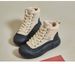 2025 New Korean-style Ins Thick-soled Height-increasing Women's Shoes With Added Fleece For Winter_vogvips.com
