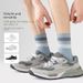 Men's Socks Spring And Autumn Mid Tube Socks Antibacterial Sweat Absorbent Breathable Spring And Autumn Boys Striped White Casual Men's Socks_vogvips.com