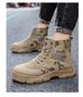 25 New Men's Shoes, Retro Camouflage Men's Martin Boots, Casual Shoes Men's Boots_vogvips.com