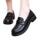 Foreign Trade Hot-Selling British Style Women's Leather Shoes 2026 New Spring And Autumn Flat Slip-On Loafers_vogvips.com