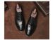 Korean Embossed Crocodile Pattern Men's Shoes Men's Style Casual Rubber Heightening Leather Shoes_vogvips.com