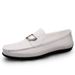 Men's Loafers Style Round Head Foot Cover Lazy Leather Shoes Leather Shoes_vogvips.com