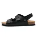 Dual Cork Footbed Adjustable Metal Buckle Convertible Back Strap Flat Slide Sandals For Men Women Summer Outdoor Casual_vogvips.com