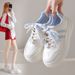 Little White Shoes Female And Female Students Leisure Sports Versatile Board Shoes Street Shooting_vogvips.com