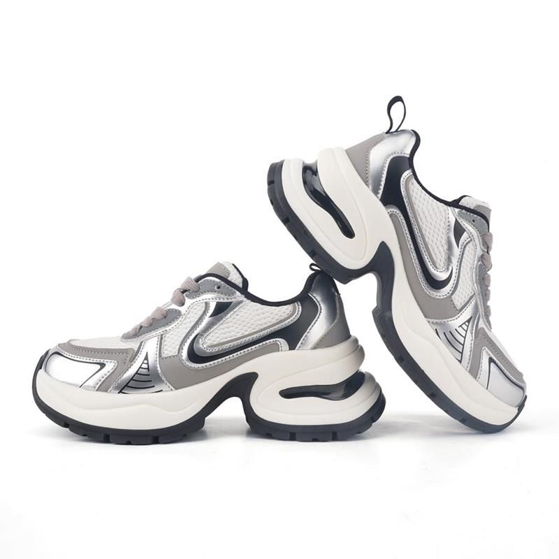 2025 New Spring/Autumn Edition Popular Mesh Breathable Lightweight Sports And Leisure - Tall Thick Soled Shoes_vogvips.com