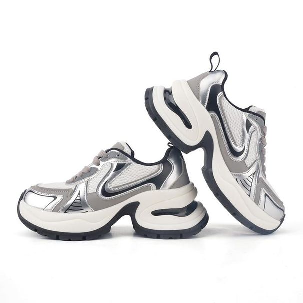 2025 New Spring/Autumn Edition Popular Mesh Breathable Lightweight Sports And Leisure - Tall Thick Soled Shoes_vogvips.com