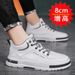 Autumn British Style Men's Sneakers Casual Korean Version Leather Shoes With Hidden 10cm Height Increase_vogvips.com