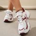 2025 Autumn New Korean Version Couple Dad For Women, Student Casual Thick Soled Sports Shoes_vogvips.com