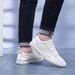 Men's Board Shoes Casual Shoes Men's Lace-up Round Head Low-top Shoes Men_vogvips.com