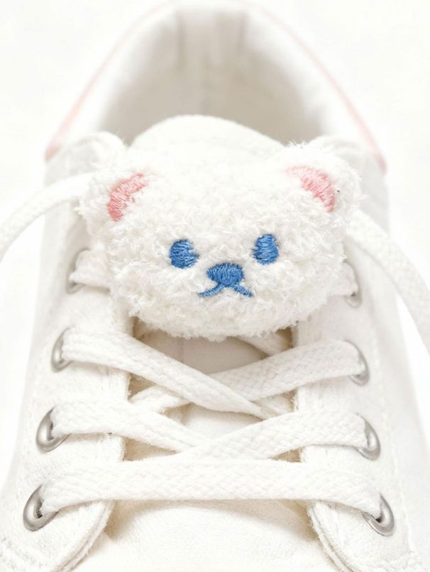 Two Cute Cartoon Bear Brooches For Shoes, With Detachable Shoe Decorations. Suitable For Sneakers, Flats, Casual Shoes, And Bag Charms._vogvips.com