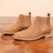 Quality Mens Suede Chelsea Boots Luxury Handmade Comfortable British Style Black Autumn Wedding Social Business Shoes Man 2025_vogvips.com