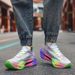 Women's Full Sole Nylon Plate Jogging Shoes Men's Professional Training Running Shoes Racing Sneakers Breathable_vogvips.com
