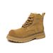 Martin Boots Men's Thick-soled Heightening Wind Matte Tooling Rhubarb Boots Men's High-top Leather Short Boots_vogvips.com