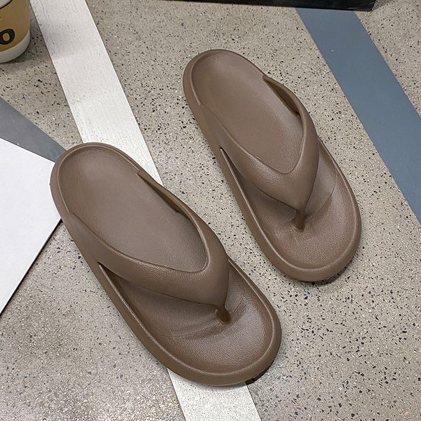 Classy Flip-Flops, Women's Summer Flip-Flops For Beach Couples, New Thick-Soled Outer Wear Sandals, Men's Bathroom_vogvips.com