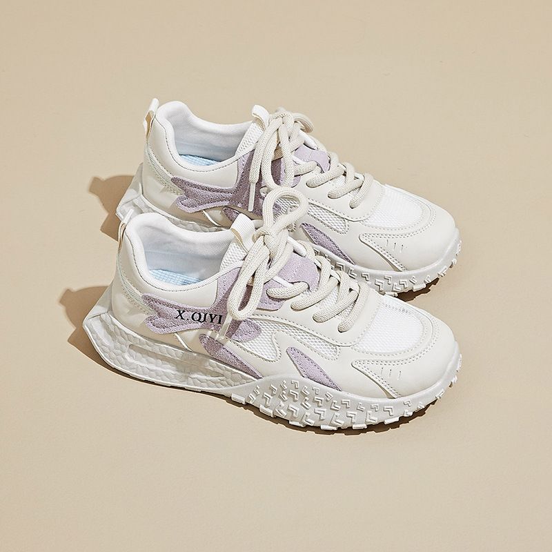 Daddy Shoes Female Student Sports Running Casual Mesh Breathable_vogvips.com