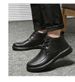 Warm Soft-soled Martin Boots Hand-scratched Mature Men's Shoes Medium Top Velvet Snow Boots Tooling Shoes_vogvips.com