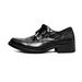Autumn Top Layer Cowhide Genuine Leather Pointed Business Formal Casual Men's Breathable Shoes_vogvips.com
