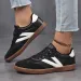 Women's Skateboard Lace-Up Leather Retro Moral Training Shoes, Outdoor Casual Sports Shoes_vogvips.com
