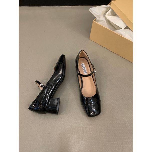 Elegant French Fairy Temperament Single Summer New Style Paired With Skirts Height Increasing Slimming Chunky Heel_vogvips.com