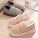 Waterproof Cotton Slippers For Women In Winter 2025, New Couple's Indoor Home, Anti Slip And Warm, Thick Bottom, External Cotton Slippers For Men_vogvips.com