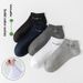 1/5/10 Pairs Men's Bamboo Fiber Short High Quality New Casual Breatheable Anti-Bacterial Man Ankle Socks Men Size 38-45_vogvips.com