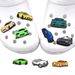 Car Cartoon Soft Rubber Shoes Flower Shoe Buckle Personality DIY Garden Shoes Decorative Buckle Accessories Accessories_vogvips.com