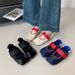 Spring/Summer Women's Mary Jane Shoes Color Block Velcro Fit Lightweight Casual Ballet Square Toe Comfortable Niche Design_vogvips.com