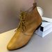 Women's Retro Pointed Toe Ankle Boots Lace Up British Style Chelsea Boots Plus Size_vogvips.com