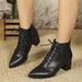 326-87 Elegant, Fashionable, Comfortable Martin With Pointed, Thick Heels And Straps For High Height Women's Boots_vogvips.com