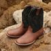 Vintage Western cowboy boots Embroidered knight boots for men_vogvips.com