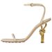 Elegant Square Toe Women's Heeled Sandals Plus Size Open Toe Rope Knot Metal Heel Strap Summer Trendy Shoes White Black Red_vogvips.com