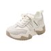 Dad Shoes Female Student Sports Running Shoes Casual Shoes Platform Height Increase_vogvips.com